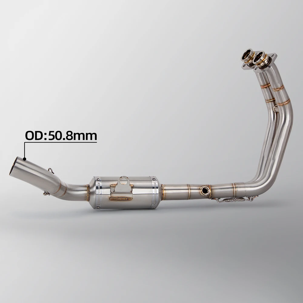 

For Suzuki GSX 8S GSX8S GSX-8S GSX8R 2022-2025 51MM Exhaust Front Link Pipe Full System Motorcycle Slip On