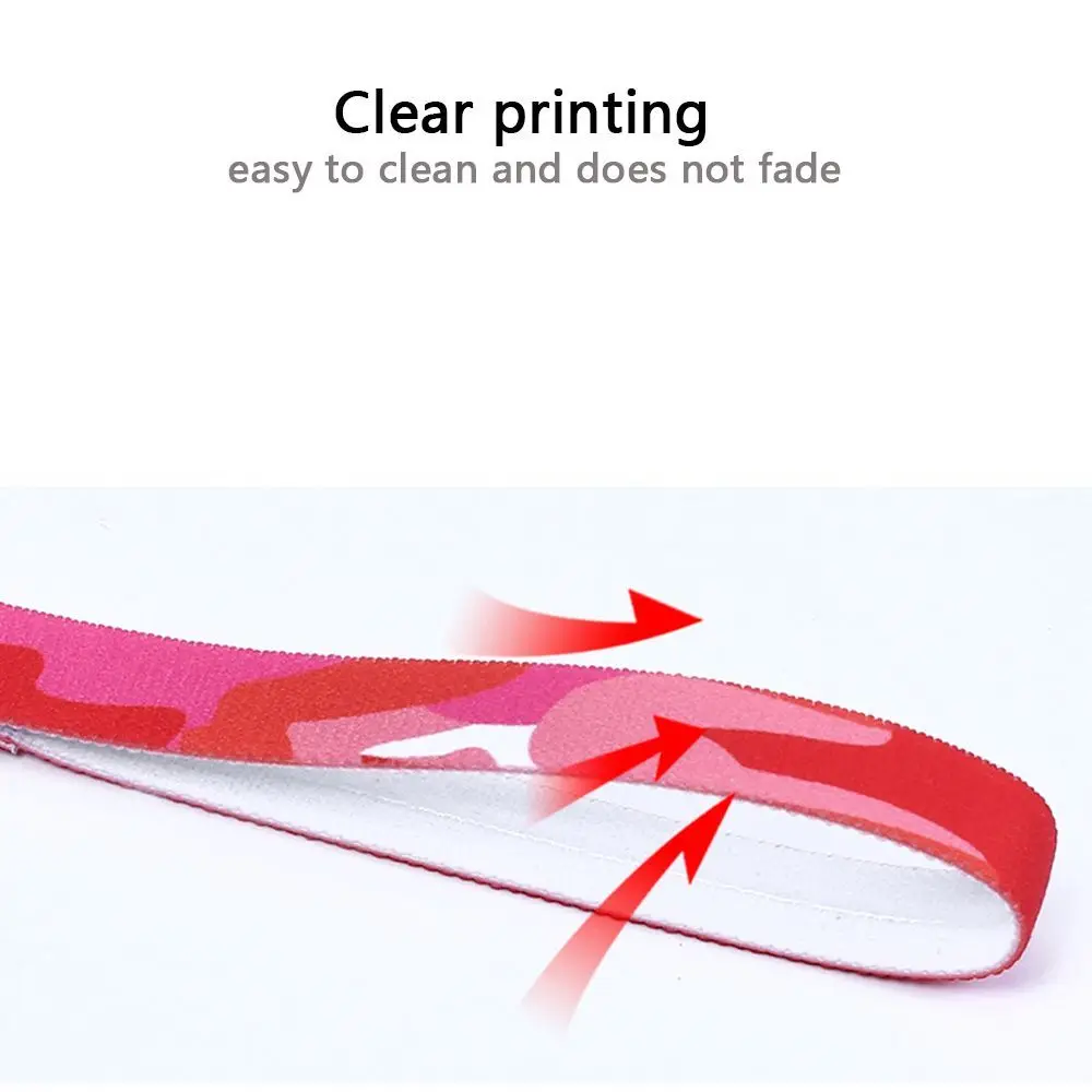 Yoga Running Outdoor Fitness Headband Sport Hair Band Anti-slip Elastic Sweatband Gym Sport Headband Stripe Print Headwear