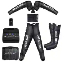 YITI 8 cámaras piernas presoterapia compresión de aire masajeador muscular de pies, máquina de drenaje linfático de todo el cuerpo terapia relajante