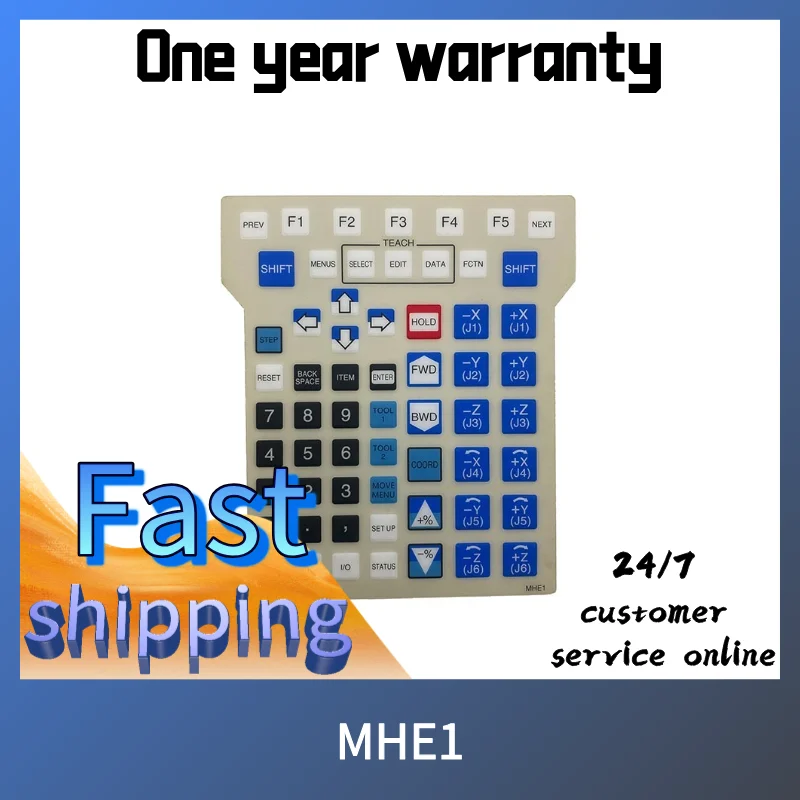 Membrane de clavier de commande robotique MHE1 pour FANUC A05B-2518 (version ancienne) – Cache-clavier iPendant