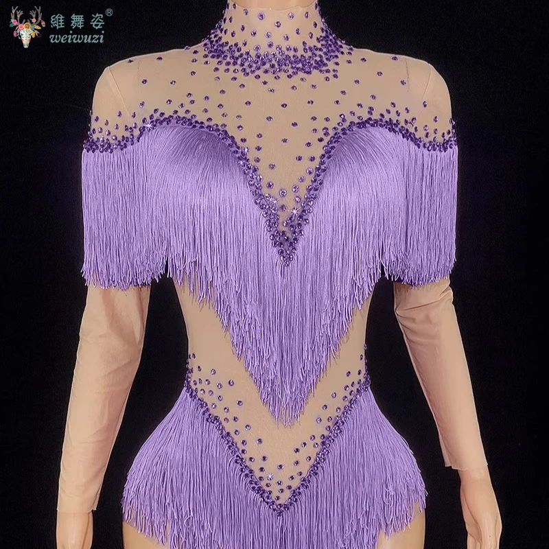 فستان تانجو سامبا للأطفال ذو شرابة سميكة فستان رقص لاتيني للنساء مقاس مخصص عالي الجودة تشاتشا