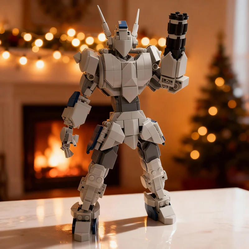 466 peças de Blocos de Montar MOC Zephyr, Brinquedos Criativos DIY, Presentes de Natal, Ideia de Aniversário para Crianças