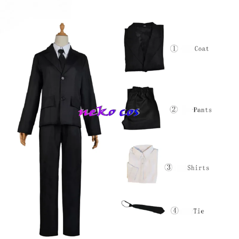 

Chainsaw Man Cosplay Costumes Devil Hunter Uniform Set