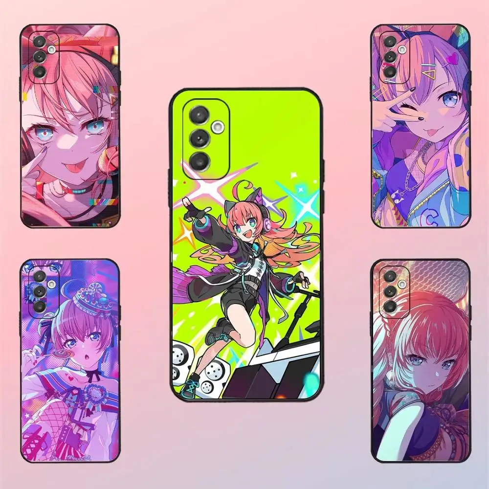 حافظة هاتف Game BanG Dream CHU2 لهاتف سامسونج S 25,24,23,22,30,21,10,9,Ultra,Plus,Lite,FE,4,5G حافظة ناعمة سوداء