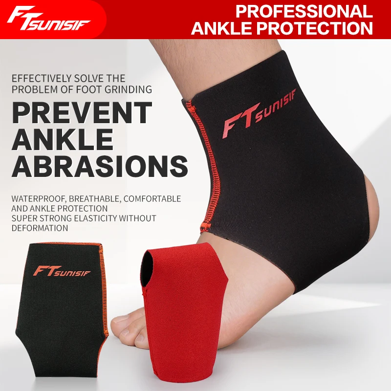 

Original FTsunisif Speed Skates Anti-abrasion Sleeve 1 pair Inline Speed Skating Activities Anti-rub Foot Protector Sock 29to46