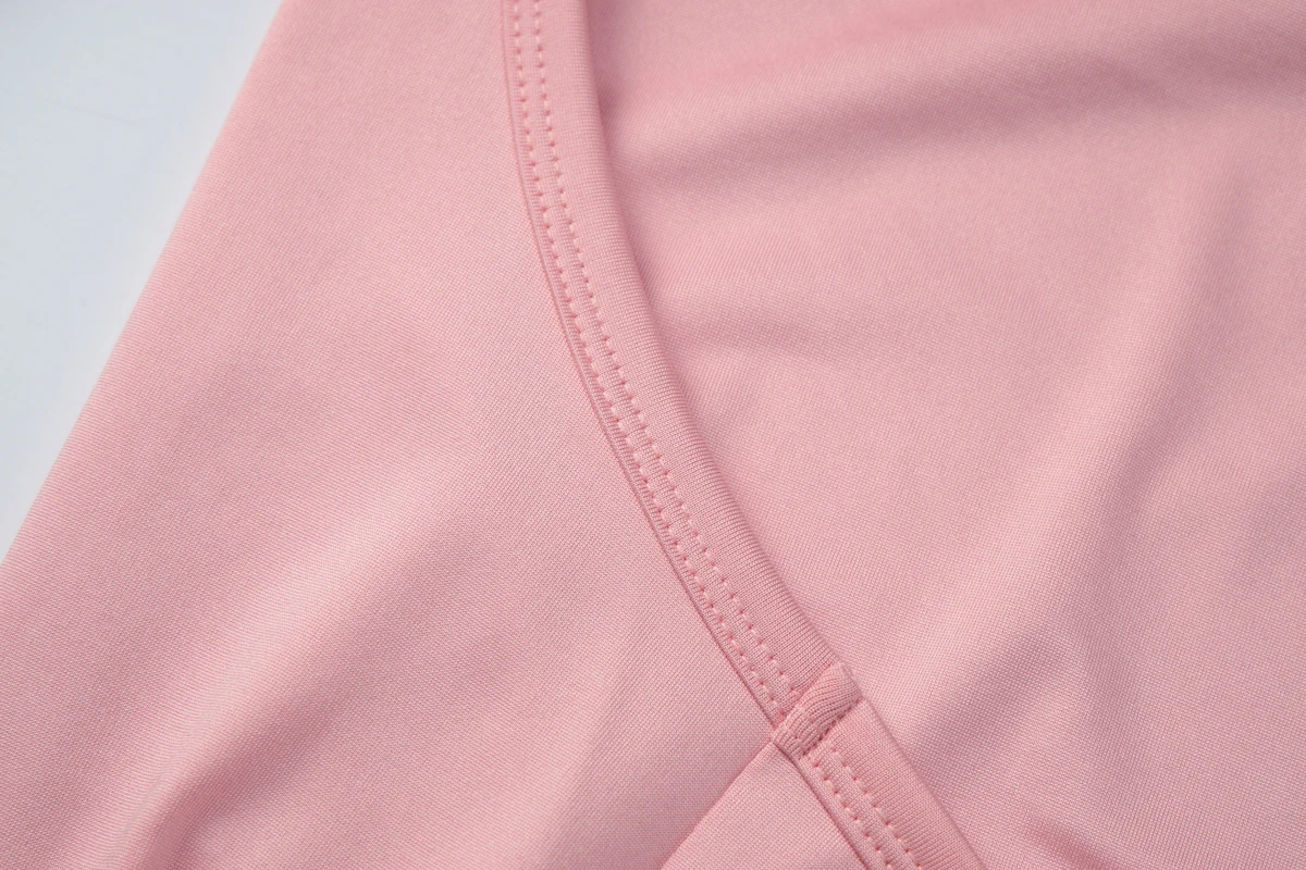 Hugcitar Neckholder-Swing-Kleid mit festem Rückenausschnitt, Schnürung, gerafftem Design, sexy, schmal geschnittenes Mini-Kleid, Sommermode für Damen, Party- und Urlaubskleidung – Detail 10