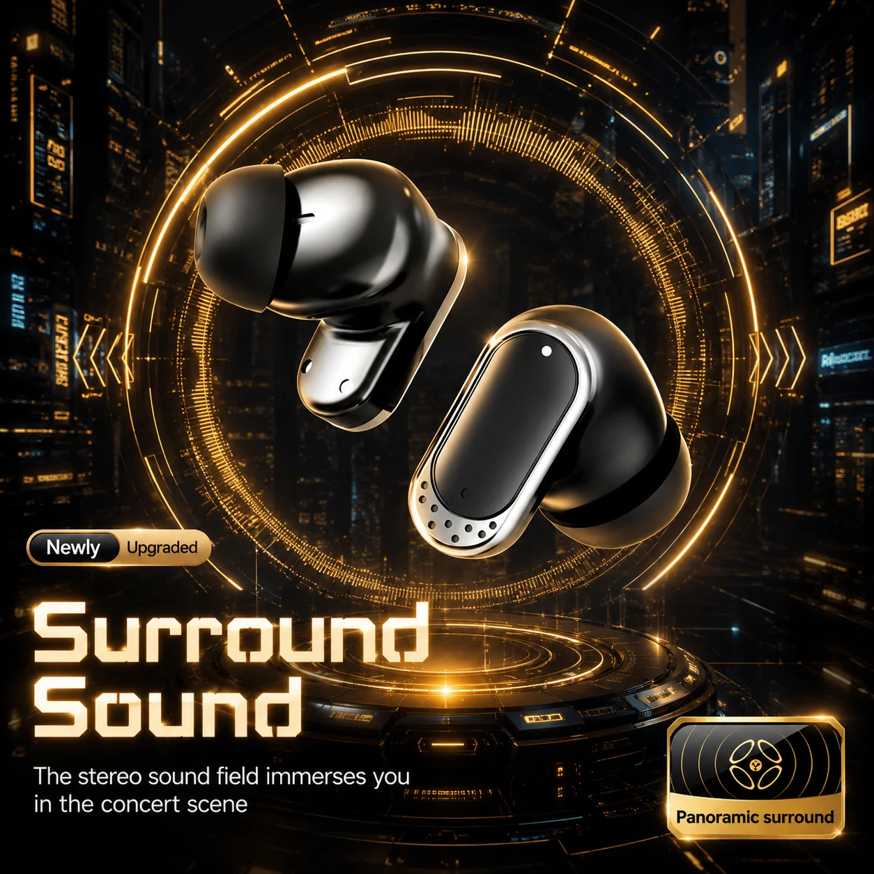 

Acer OHR751 Bluetooth 5.3 Earbuds Low Latency Gaming Headset With Mic For PC Mobile