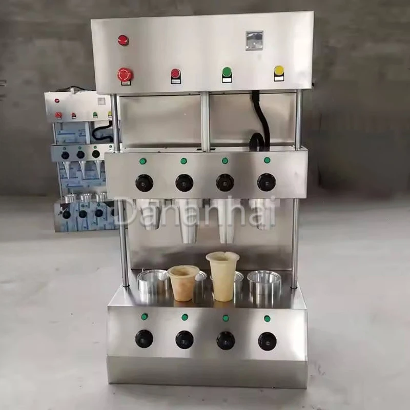 

Commercial Stainless Steel Pizza Cone Rotary Oven Machine with Transparent Glass Display Cabinet for Business Use