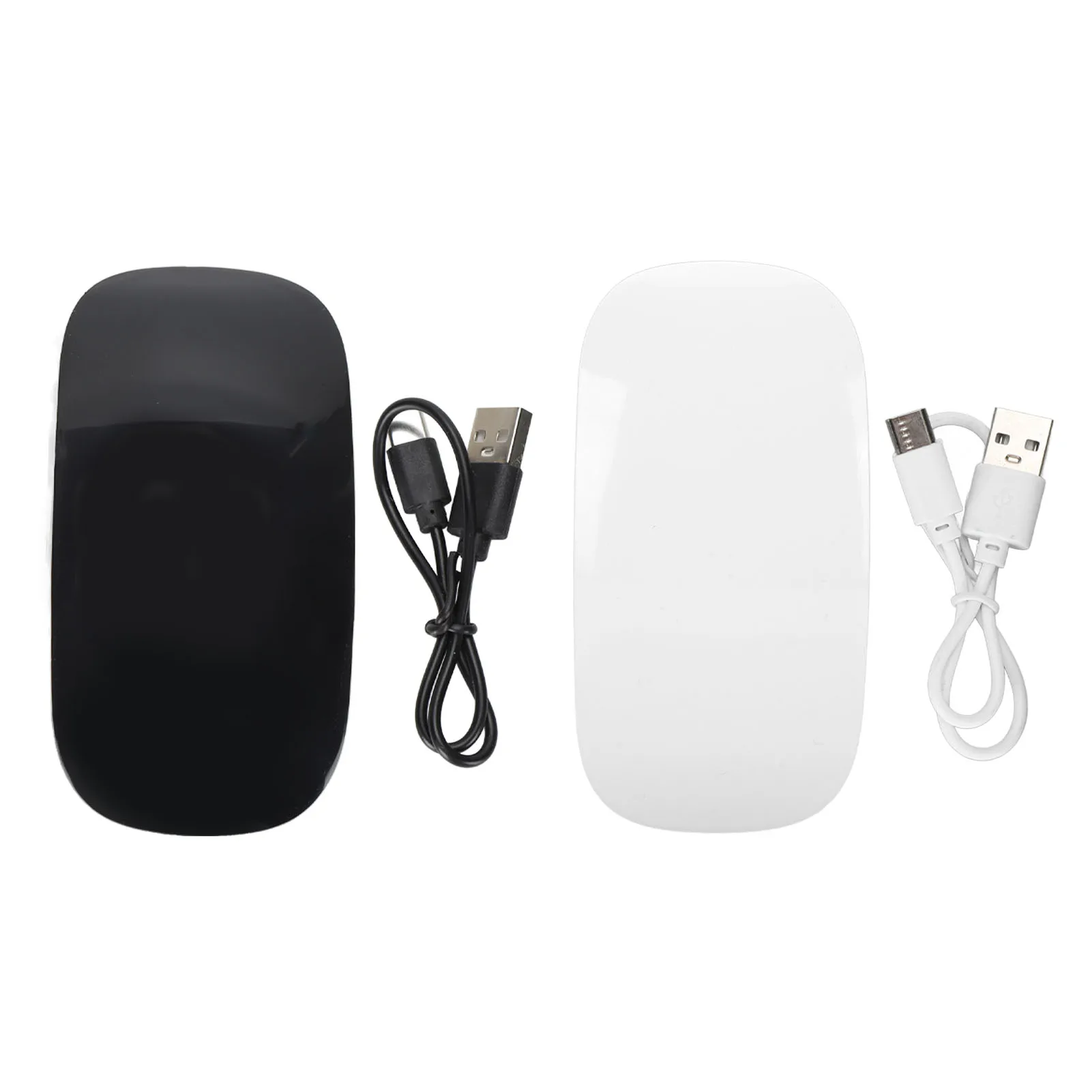 Wireless Bluetooth Ergonomic Curved Mouse Slim Silent USB C Rechargeable Optical Touch Noiseless Travel Mouse for PC Laptop Home