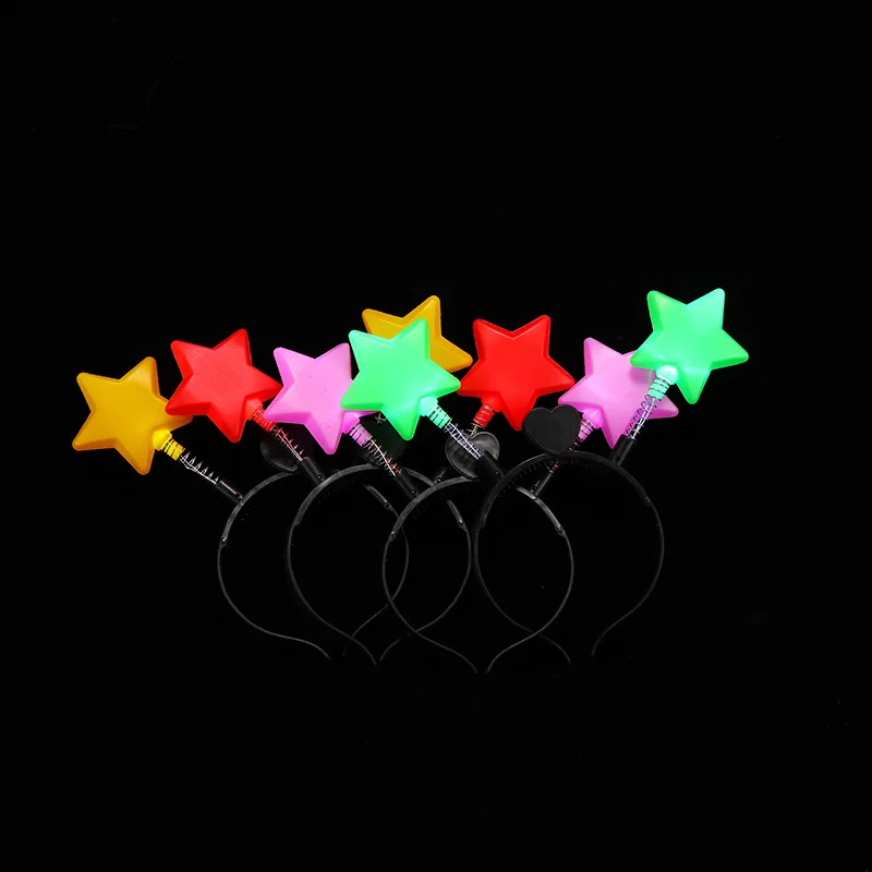 

20pcs Flashing Light Up LED Crown Princess Star Headband for Birthday Party Holiday Easter navidad Halloween