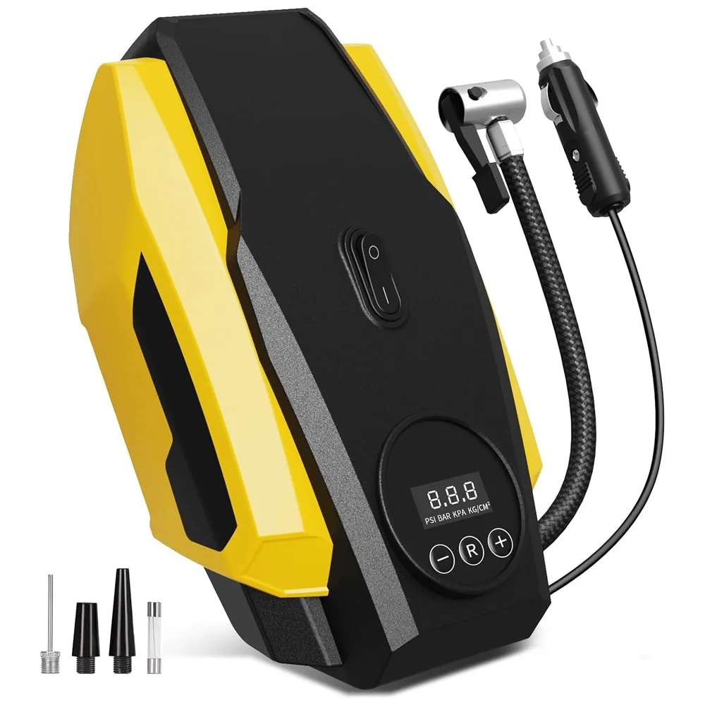 

Suitable for Car Air Pump 12V Electric Pump Portable Emergency Tire Car Digital Display Pump Electric Vehicle