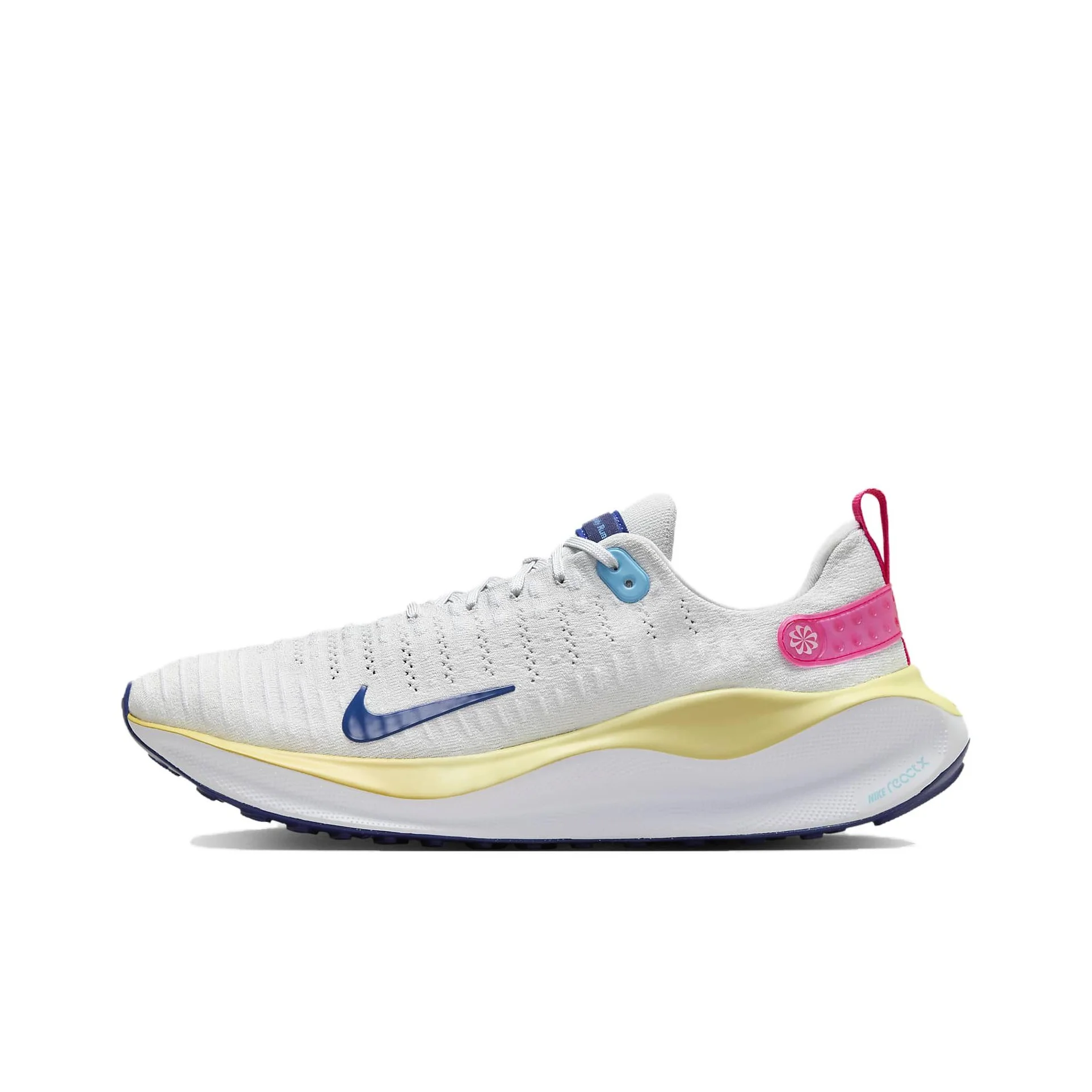 Nike Reactx Infinity 4 Running Shoes Men's Low Top White Pink DR2665-009