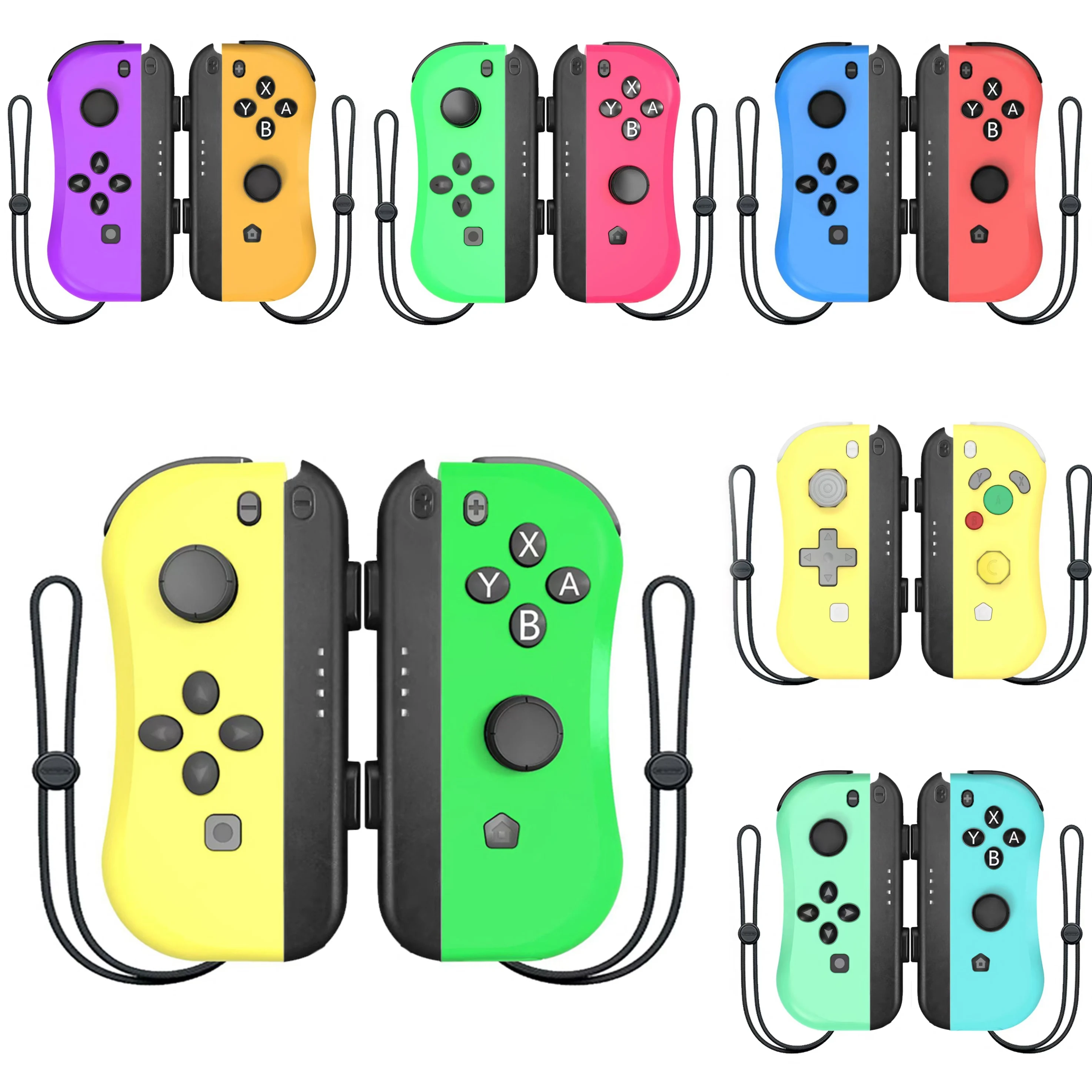 Colorful Joycon(L/R) Controller for Nintendo Switch Wireless Gameped Dual Vibration Game Controller Joypad With 6-axis Gyro