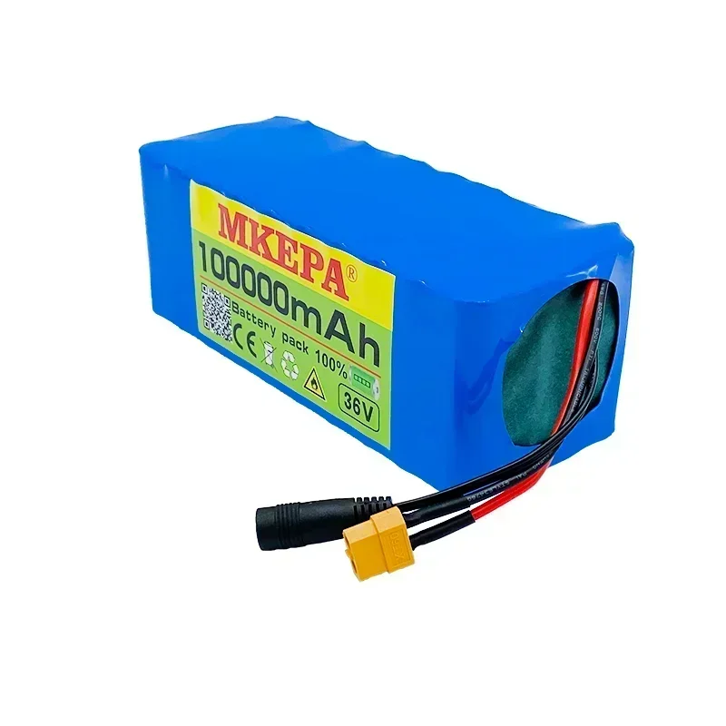 10S4P 100Ah 36V/42V battery pack high-power battery 100000mAh electric bicycle battery with BMS