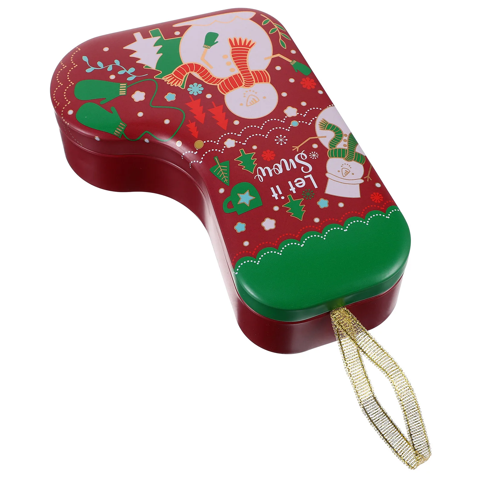 

Festive Candy Box Christmas Gift Case Fine Craftsmanship Widely Used for Parties and Celebrations Christmas Cookie Tins