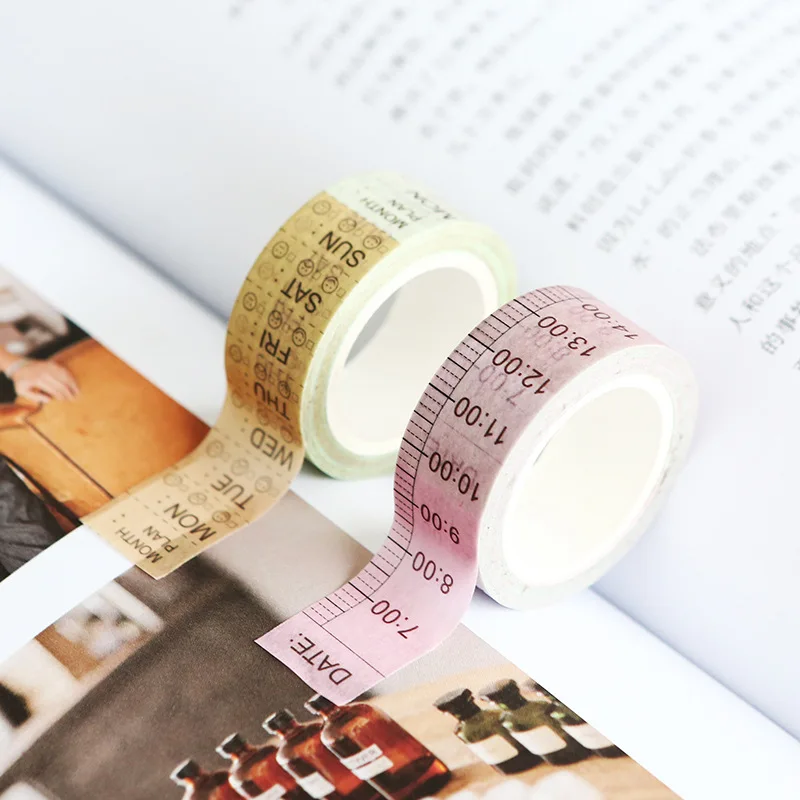 Timeline Weekly Planning Handbook DIY Material Decoration Tape Hand Account Accessories Masking Tape Washi Tape