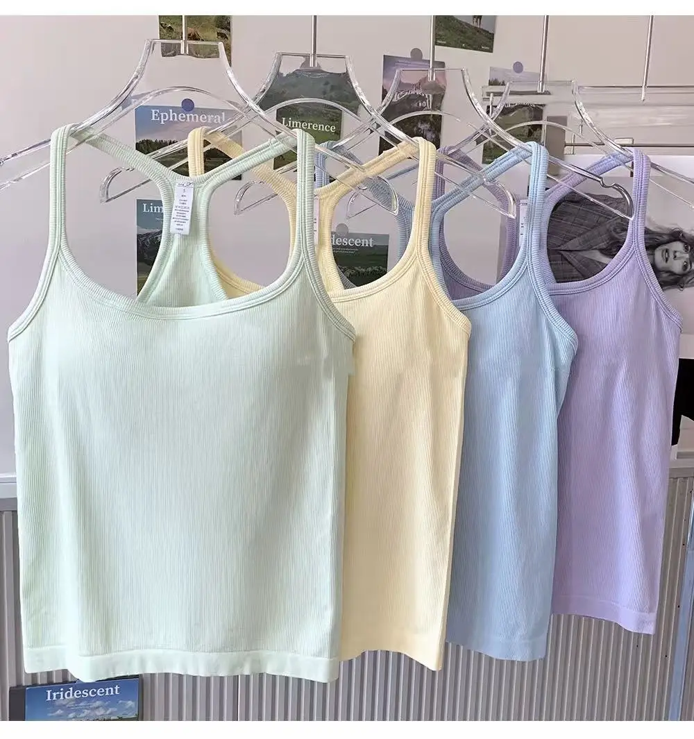 

Женская одежда для йоги, спортивный бюстгальтер, противоударная одежда для фитнеса с пуш-ап и мягкой грудью, верхняя одежда для бега, майка для пилатеса