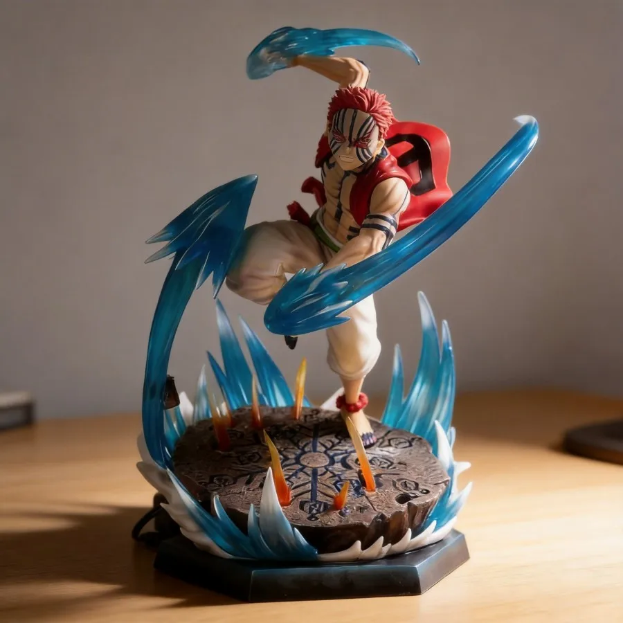 

Фигурка Аказы из «Истребителя демонов», 26 см, Третья Высшая Луна, коллекционная модель GK, светящаяся статуэтка, декор для сцены, в коробке