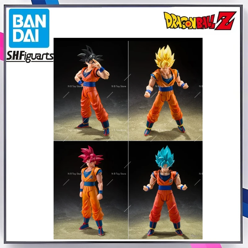 

В НАЛИЧИИ Bandai SHF Son Goku Legend Super Saiyan Genki Tian Festival Dragon Ball Genki Festival Модель игрушки Фигурка