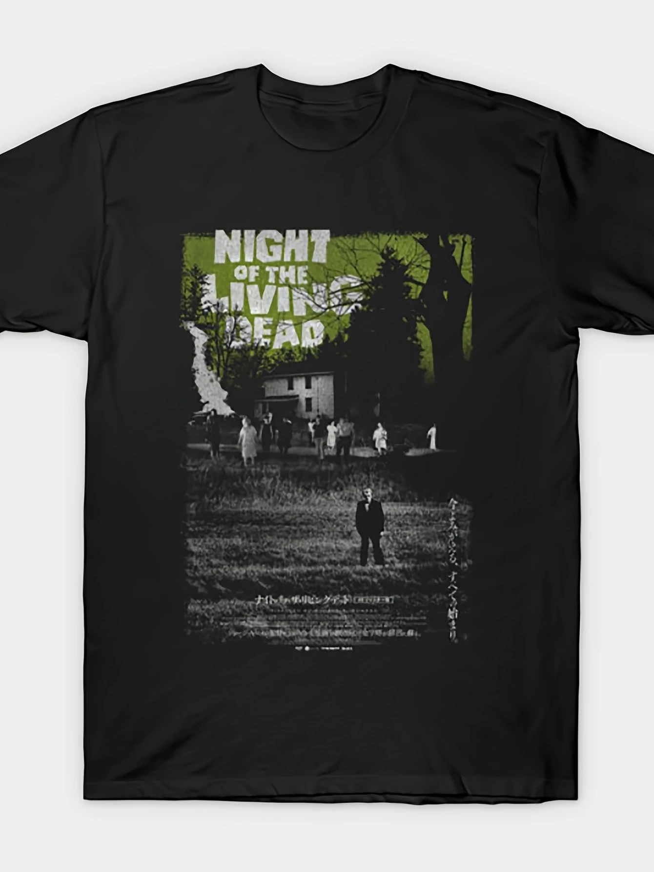 Classic zombie apocalypse underground horror movie graphic T-shirt Casual summer short-sleeved top Street style pullover