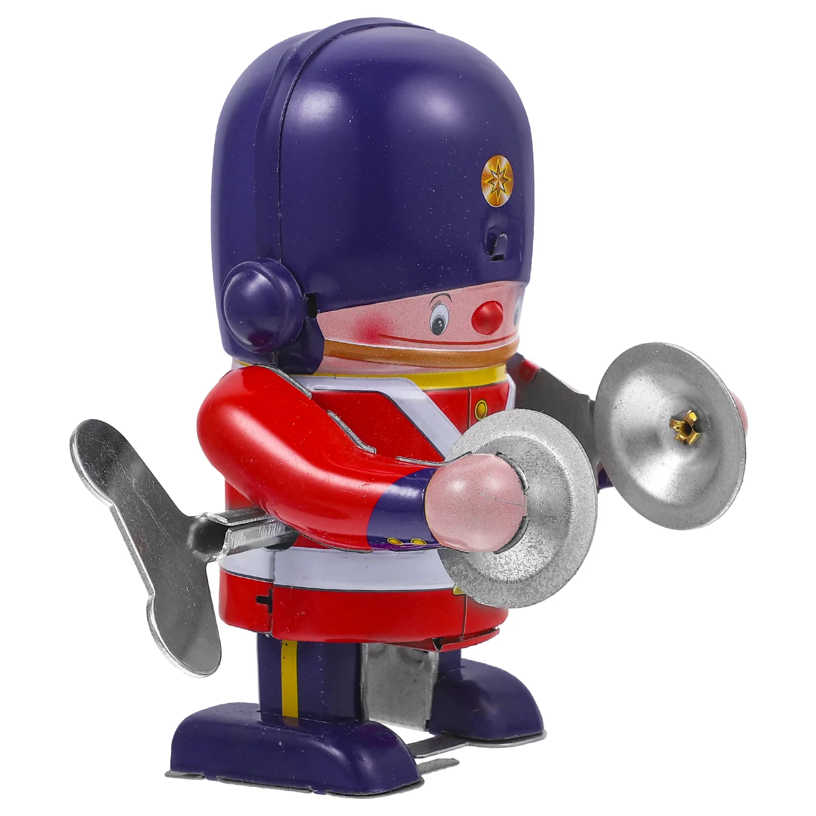 Tin Wear-resistant Wind-up Adorable Cartoon Plaything Walking Kid Children’s Robots Decorations