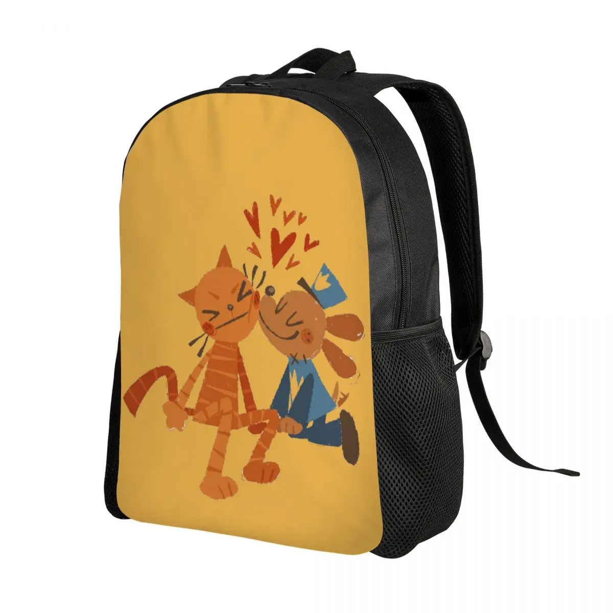 Custom Dogs Wallpaper Backpack Women Men Casual Bookbag for College School Funny Manga Cartoon Bags