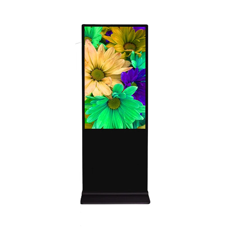 THLEE Factory Hot Selling Floor Standing 32 Inch Advertising Booth Indoor Touch Display Screen Interactive Totem Display Screen