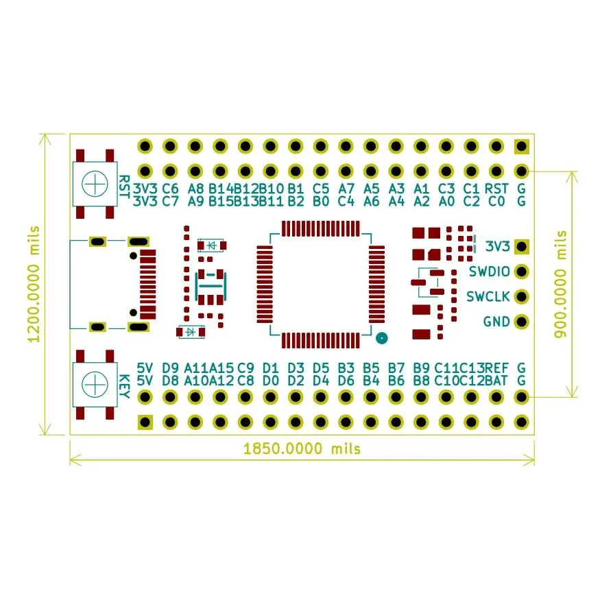 STM32G0B1RET6 Development Board G081 Minimum System Core Board Learning Board Replacement STM32F103/071