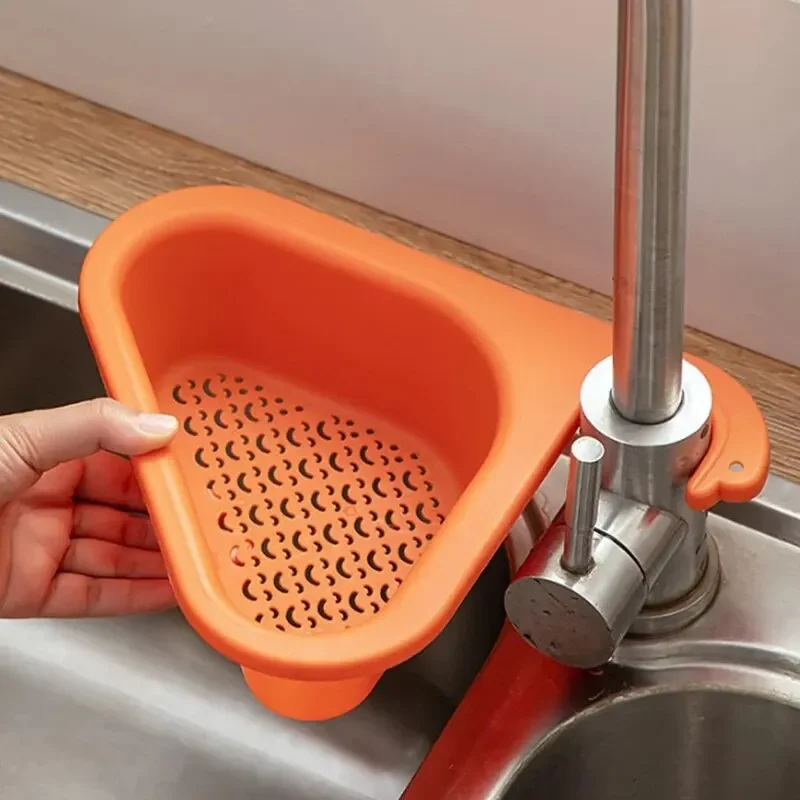 

Swan Drain Basket Creative Multi Functional Non Punching Kitchen Sink Fruit And Vegetable Wash Pot Filter Basket Filter Frame