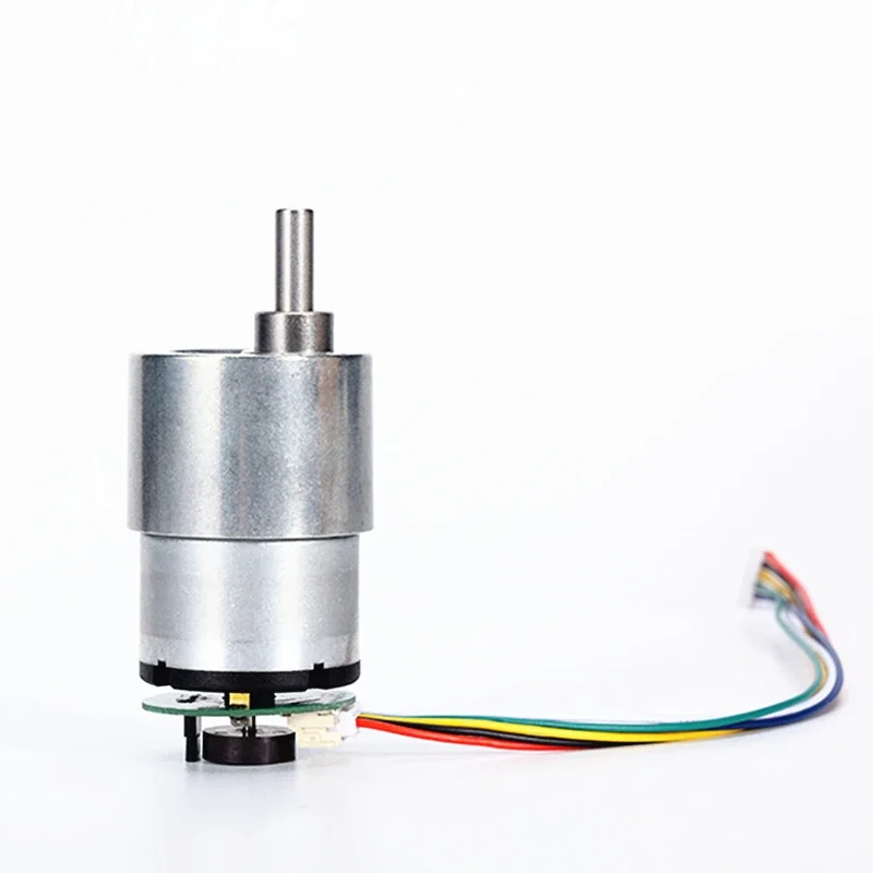 JGB37-520 DC Gear Motor 3V 6V 12V 24V Hall Encoder DIY Model Self-balancing Car  Speed Measurement Good Motor