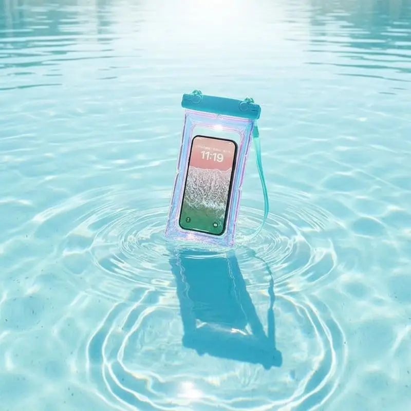 Summer Swimming Floating Waterproof Phone Bag Universal Dry Pouch for Most Smartphones Kayaking Fishing Outdoor Use