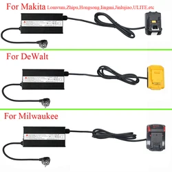 AC 220V DC 18V 20V Power Supply Converter Adapter For Dewalt For Milwaukee For Makita Lithium Battery Tool HongSong Lomvum ZhiPu