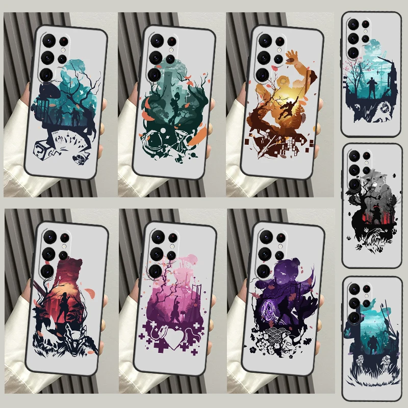 Apex-Coque ATIONS End pour Samsung Galaxy, S23, S22 Ultra, S20, S21 FE, S9, S10, Note 10 Plus, Note 20 Ultra Cover