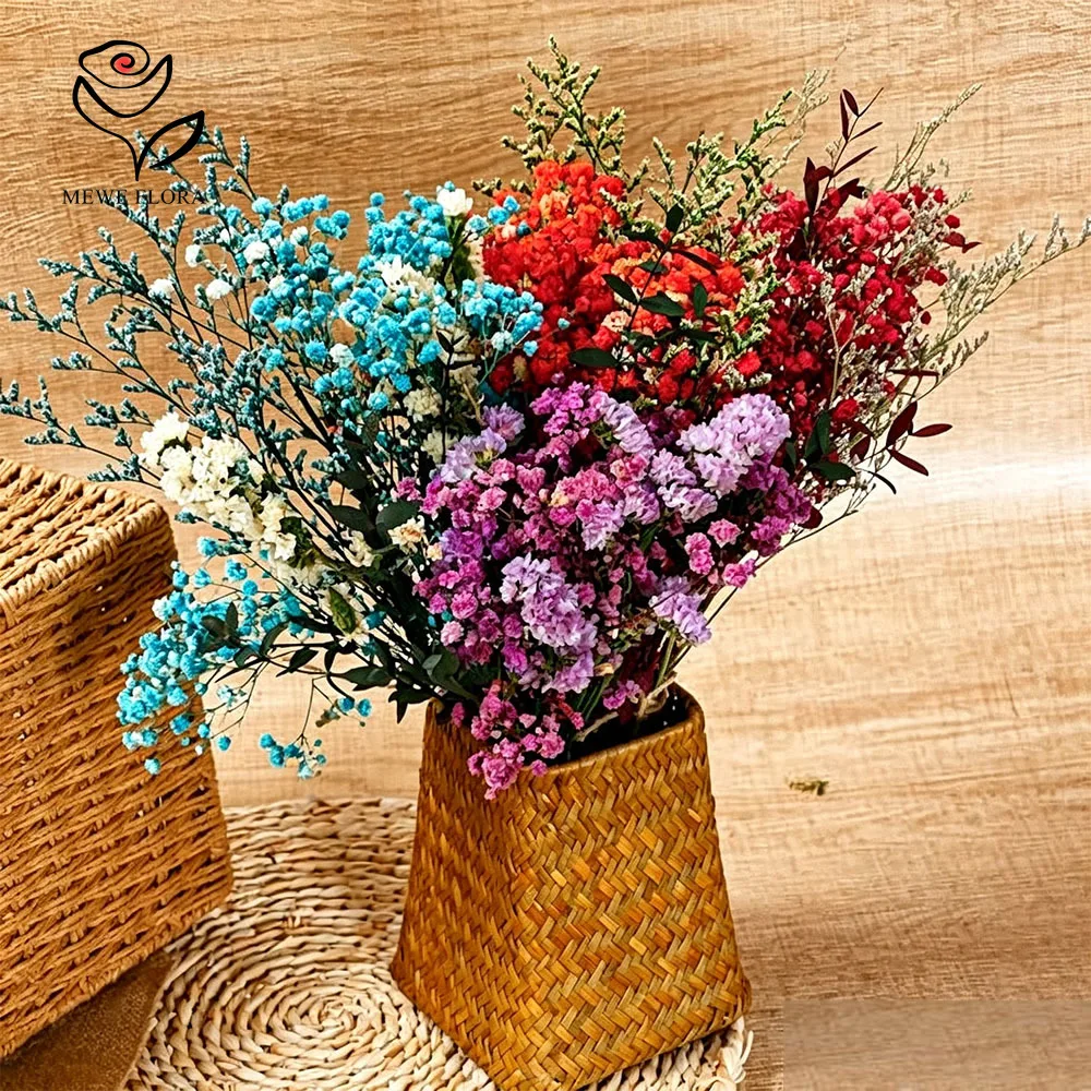 Bunte Getrocknete Blumen Natür – Baby Breath Dried Bewertung und Preis