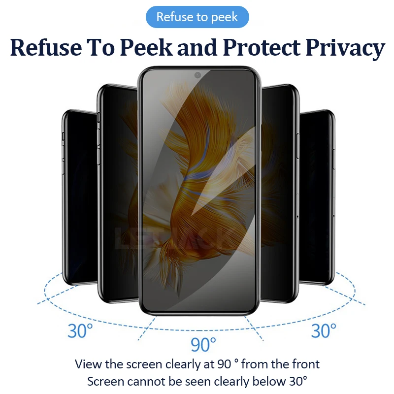 1-3Pcs Privacy Screen Protector for Huawei Mate 50 30 20 10 Pro Ceramic Soft Film for Huawei Nova 3i 4e 5t 7 8 9 10 SE Not Glass