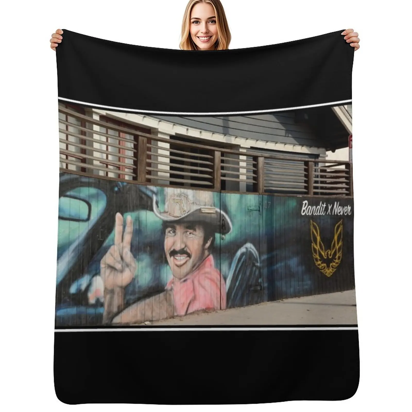 Burt Reynolds - Smokey & the Bandit Throw Blanket Fluffy Cozy Throw Blanket for Home Decor