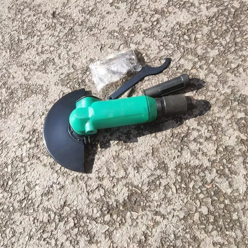 Handheld Pneumatic Angle Grinder, Industrial Grade Pneumatic Mill Cutting Processing Polishing Tool, Pneumatic, Angle Grinder