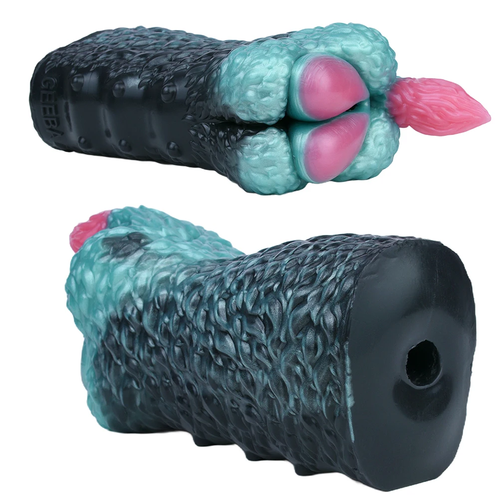 GEEBA 6246 fantasía Animal Sable silicona masturbador masculino silicona bolsillo coño Stroker Vagina realista juguetes sexuales para adultos Sex Shop