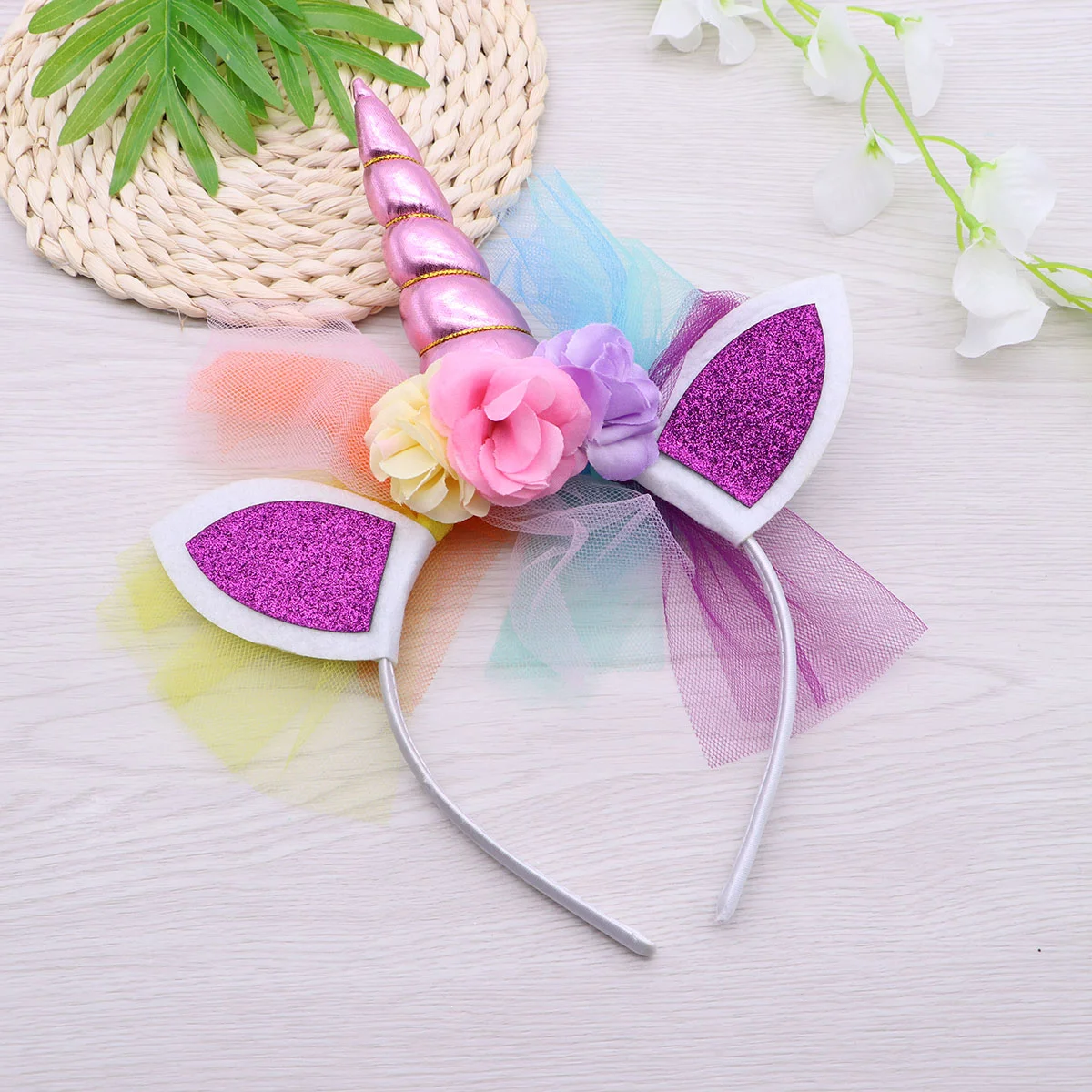 

Headband Unicorn for Children Hair Hoop Headdress Fairy Kids Hairband Headpiece