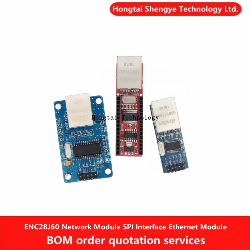 ENC28J60 RJ45 Network SPI Interface Mini Module for Ethernet MCU Development Boards
