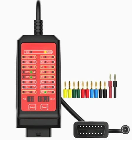 Automotive Diagnostic Interface Tool Universal Car Truck OBD2 Port Tester 12V 24V System Check Device Compatible