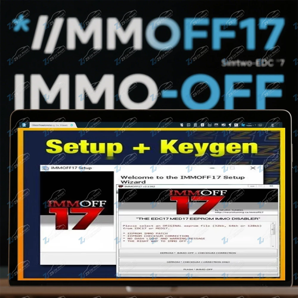 

NEW IMMOFF17 Software EDC17 Immo Off Ecu Program NEUROTUNING Immoff17 Disabler Download and install video guide