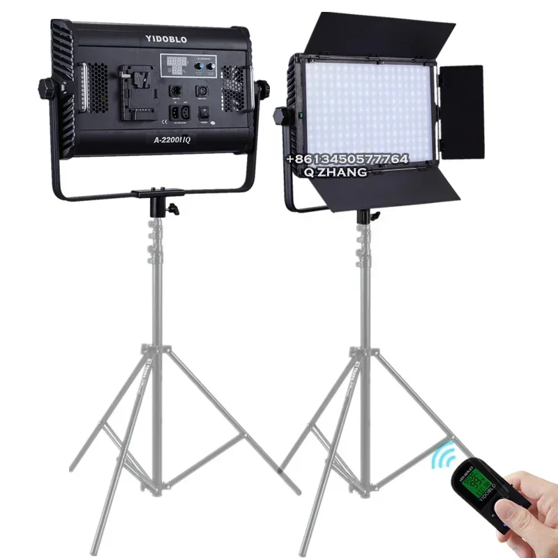 NEU Fabrikverkauf 100 W LED-Licht Studio Video Fotografie Beleuchtungsset Ausrüstung Fotolicht A-2200IIQ Inhaltscreator Studio