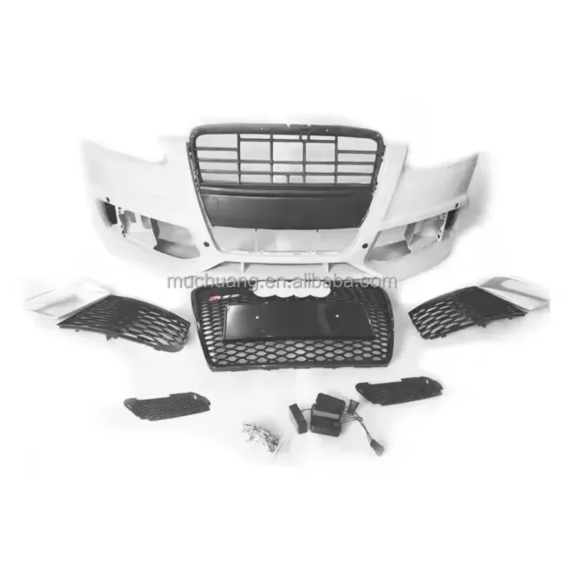

RS6 BodiKits High ABS Front Bumper Grill for A6 RS6 2005-2012 Models New Condition Enhance Vehicle's Look