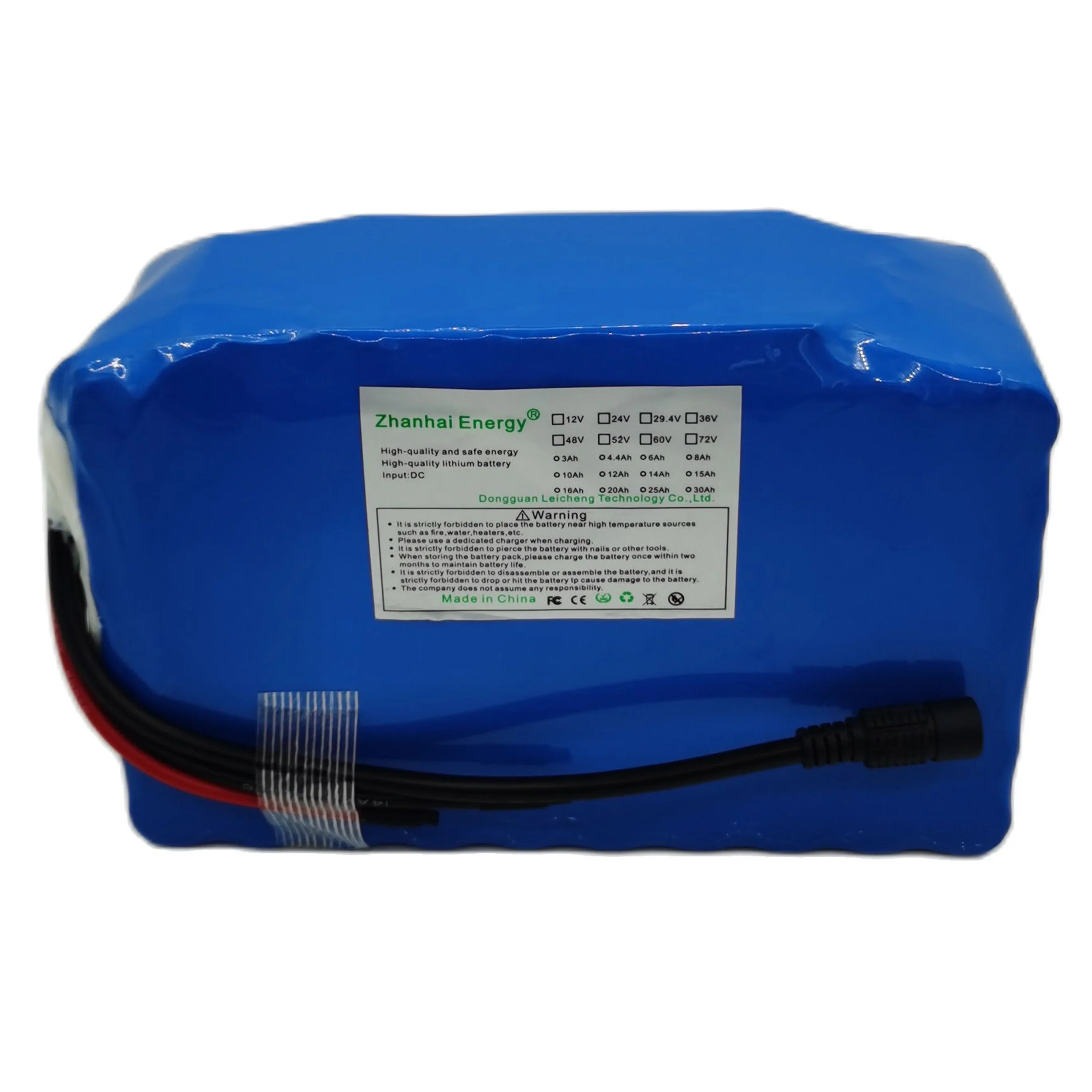 72V 10Ah 8Ah 18650 Li-Ion Rechargeable Battery Pack 20S 3P For Electric Bike Motorcycle Scooter Below 1000W Brand New Customizab