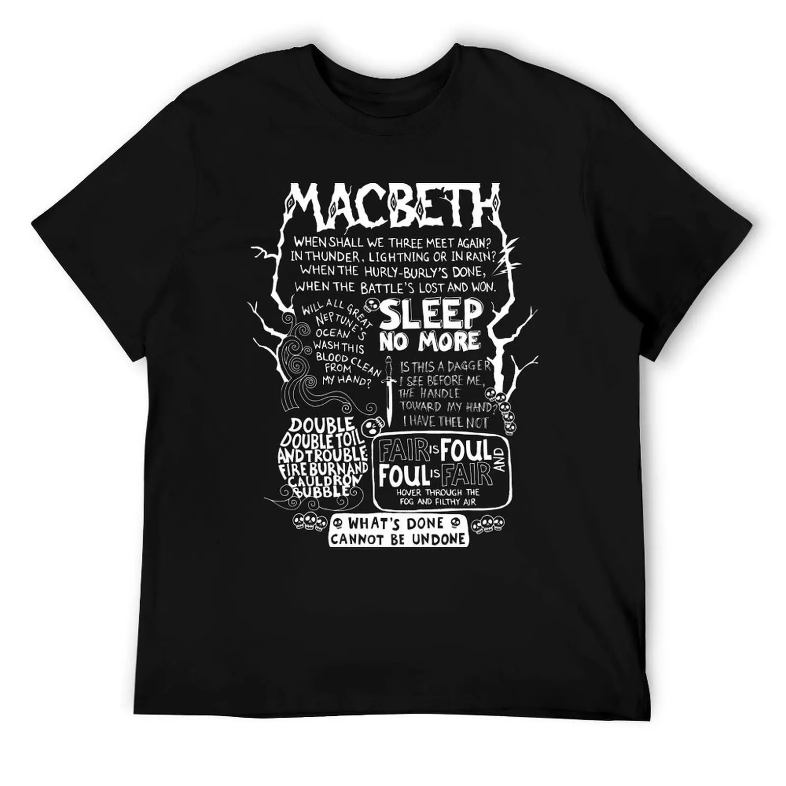 

Футболка Shakespeare's Macbeth, мужские футболки, облегающая хлопковая футболка, мужская футболка