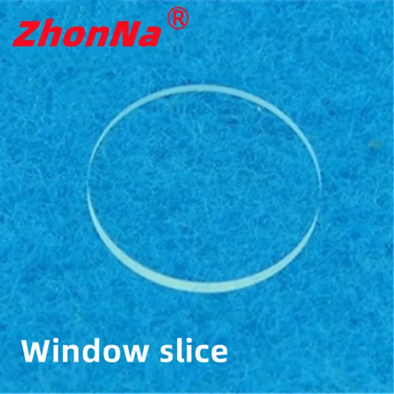 Blue 80 Quartz Window Slice Double-Sided Anti-Reflective Film for 405nm-450nm Engraving And Cutting Laser Protective Lens 13x2mm