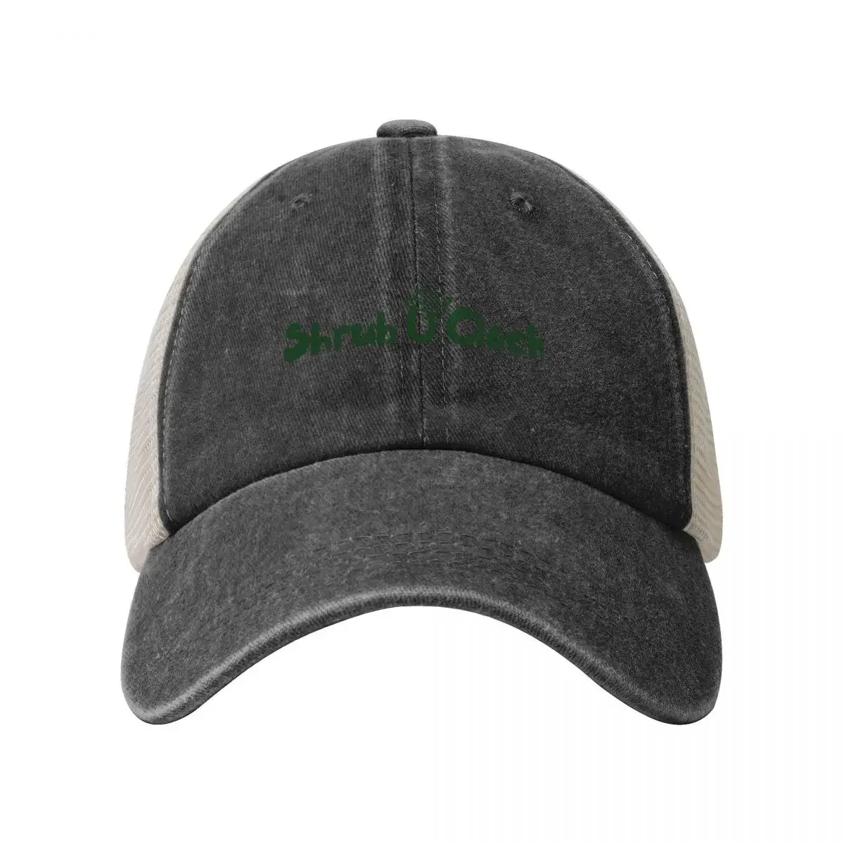 Craig Mclachlan: Shrub O'Clock in Green Cowboy Mesh Baseball Cap summer hat Beach Bag Snap Back Hat Women's Men's