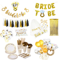 Bride To Be Party Decorations Bride Wedding Balloons Cup Banner Veil Sash Team Bride Bachelorette Party Supplies