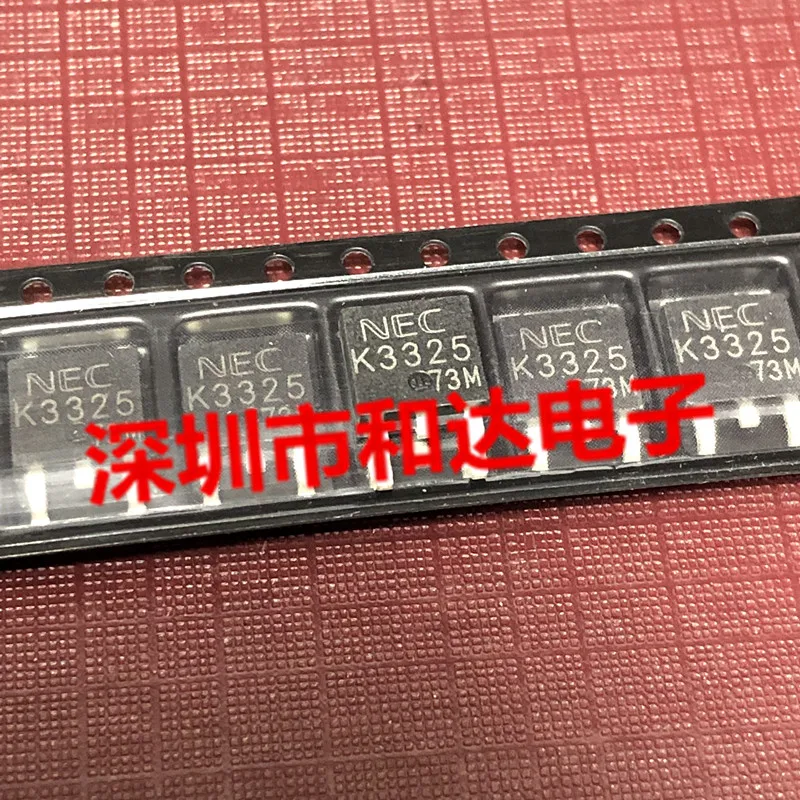 10pcs orginal new K3325 2SK3325 MOS field effect tube TO-252 500V 10A